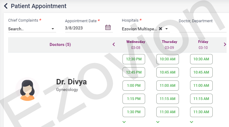 Patient Appointment
