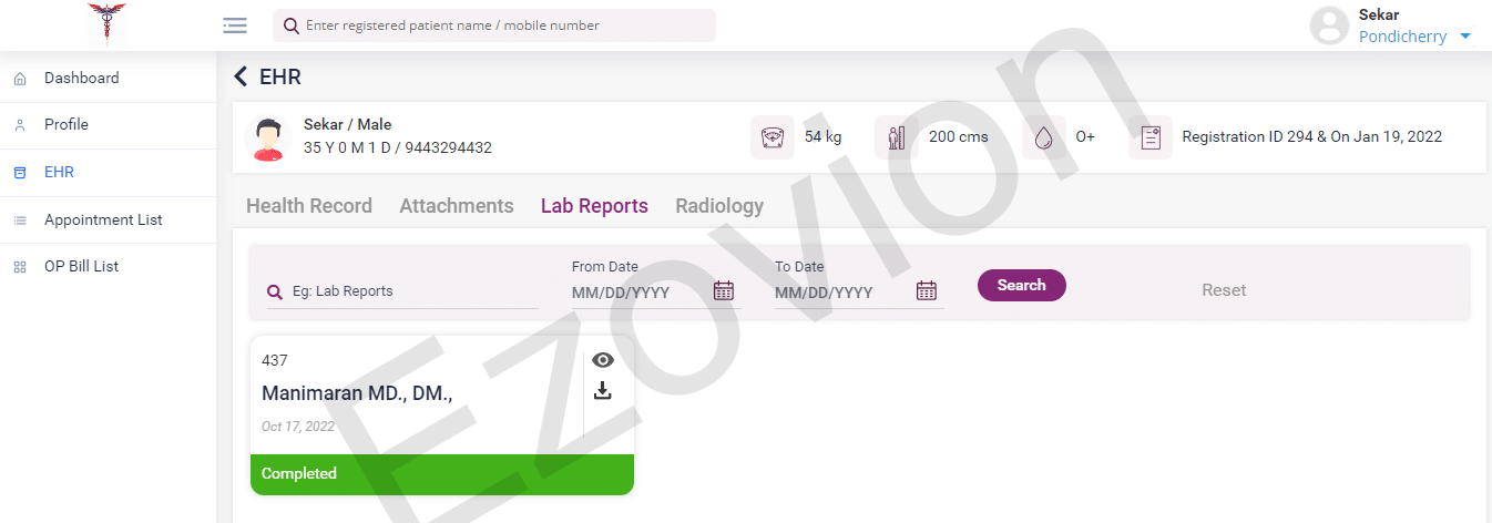 Electronic Health Records