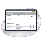 Practice-specific customizable case sheets