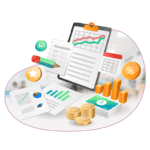 Demonstrated reports-in and outflow of financial transactions