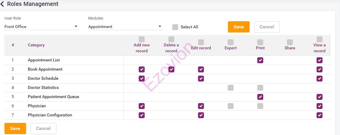Role Based Access Management