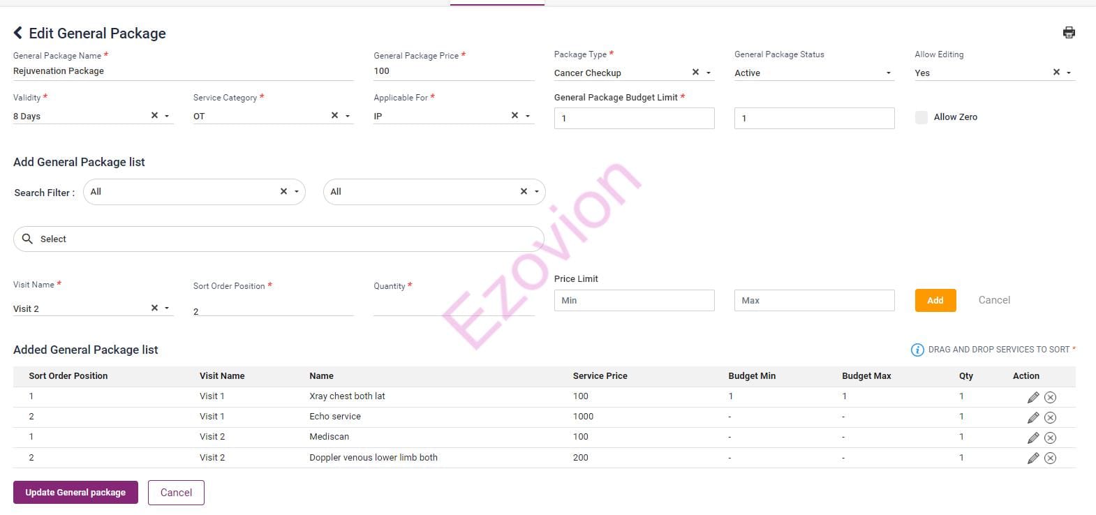 Service Packages