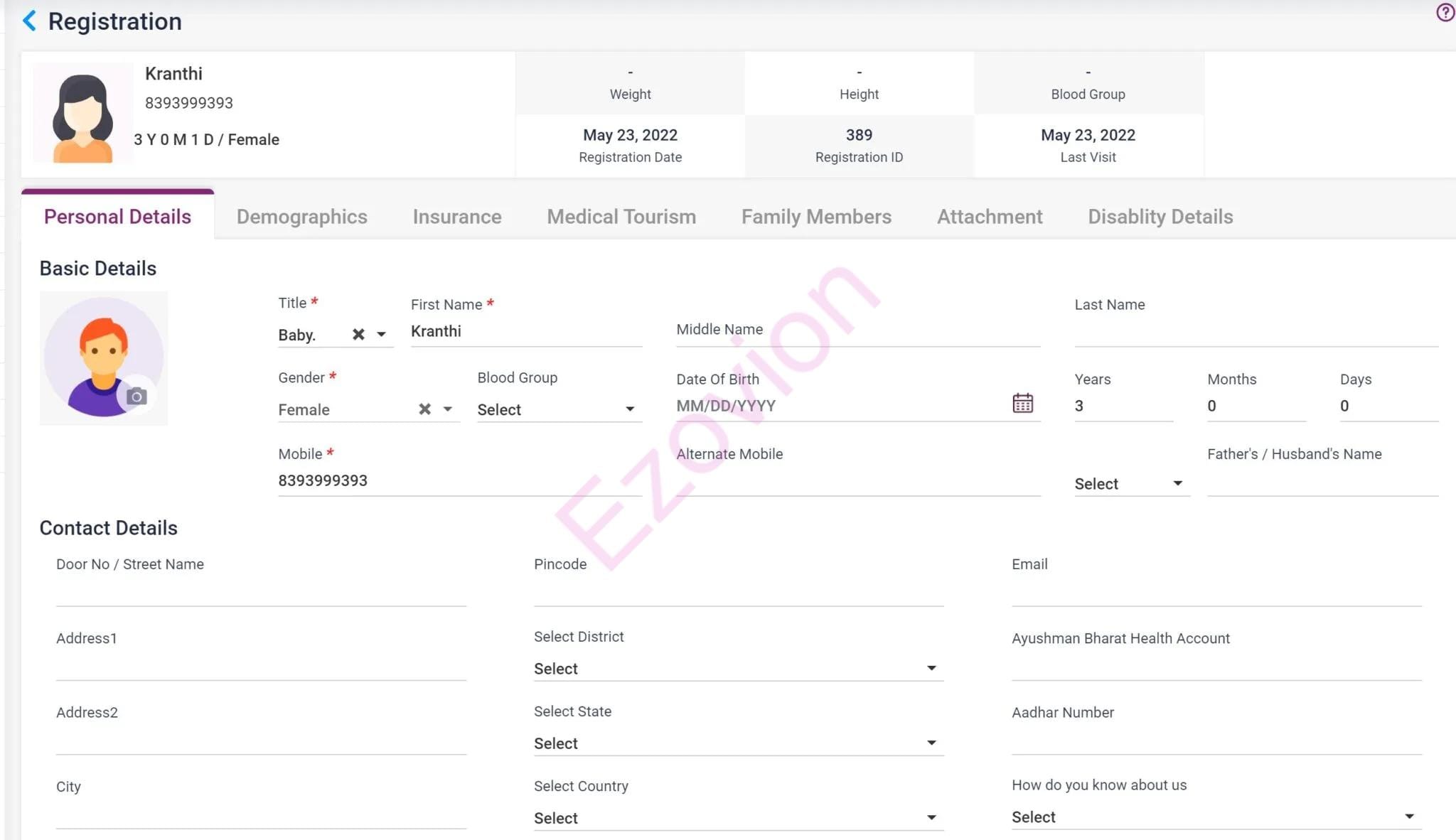 Patient Registration