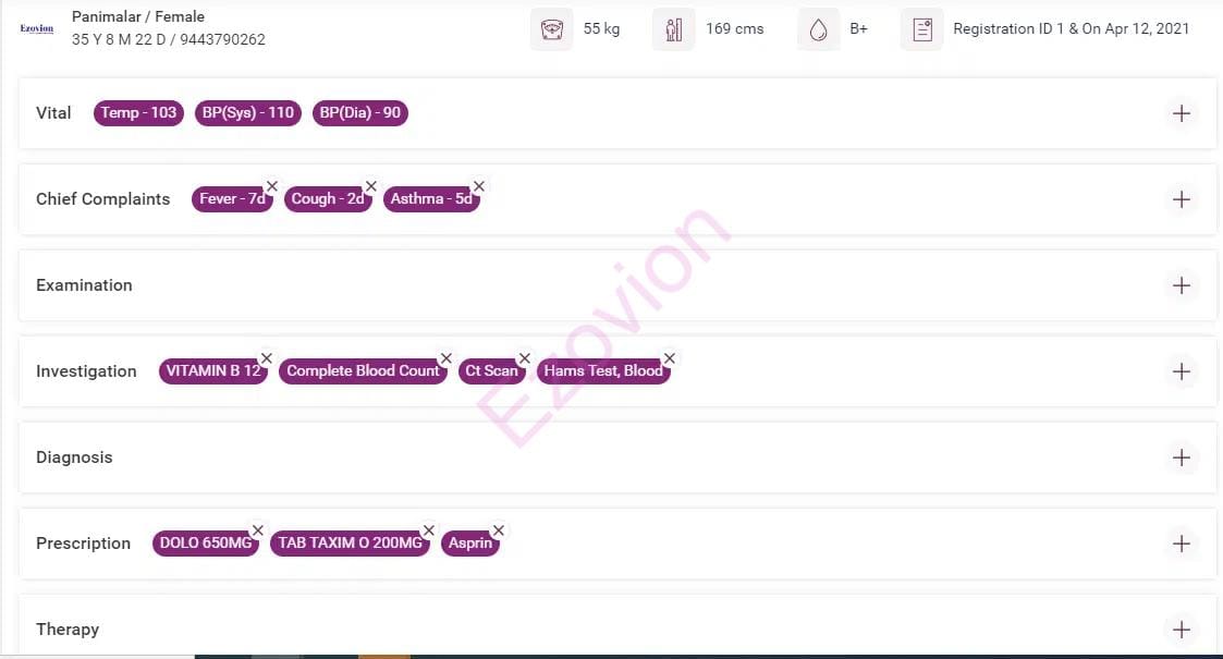 Electronic Health Record
