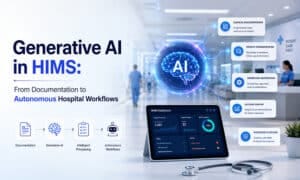 Generative AI in HIMS: From Documentation to Autonomous Hospital Workflows 