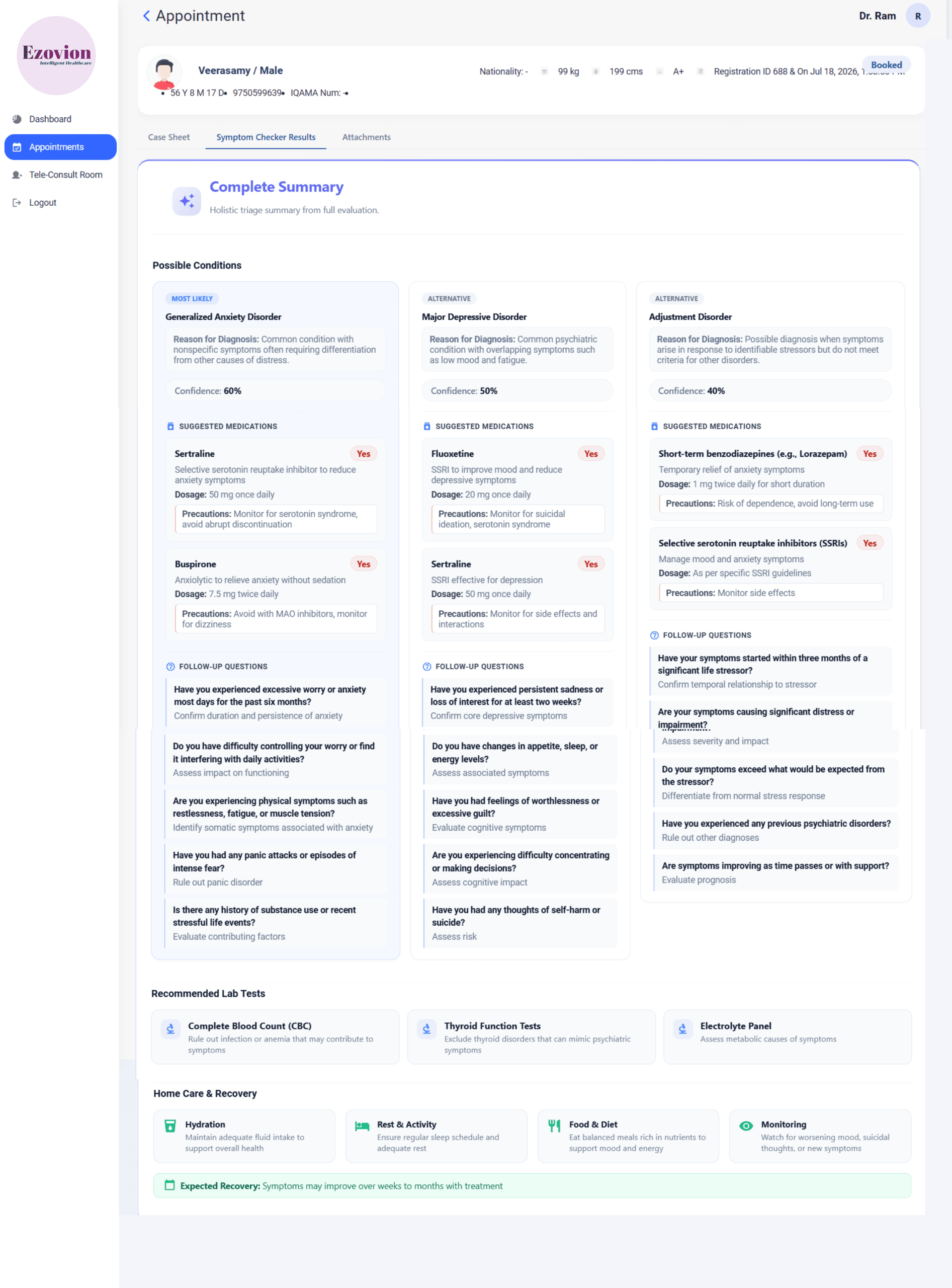 symptoms checker